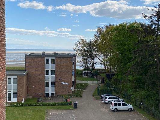 Blick zum Meer vom Westbalkon