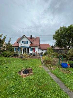 Südansicht Wohnhaus aus Gartenblick