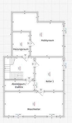Keller nicht maßstabsgetreu