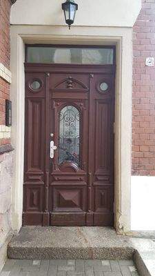 Eingangstür massiv Holz