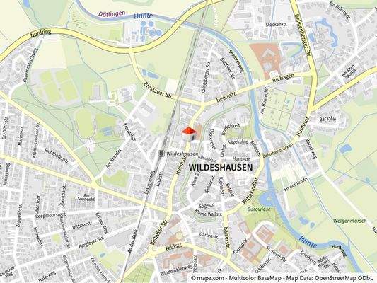 Geolyzer Kartenausschnitt