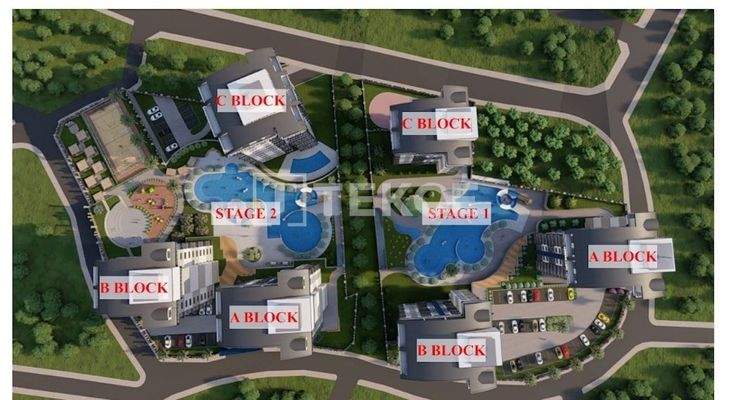 Elegant Design Apartments in Well Location in Alanya