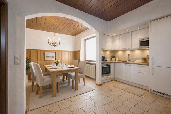 Küche / Esszimmer im EG - KI generiert