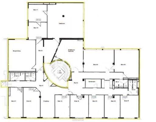 Grundriss 3.OG ca. 556m²