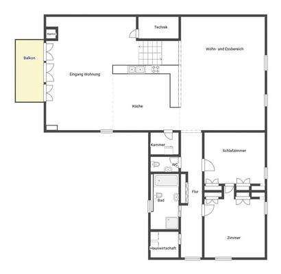 Grundriss Skizze 2.OG