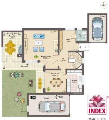 Index Immo Grundriss Erdgeschoß