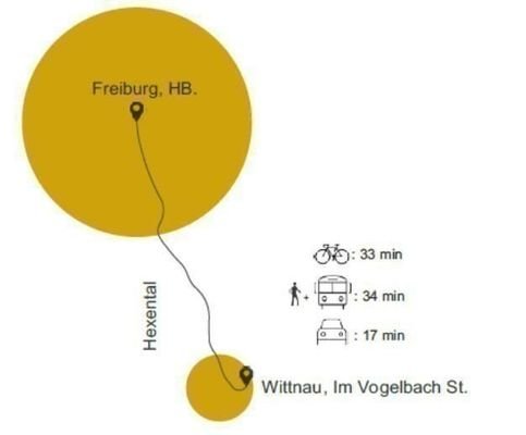..der Anflug nach Freiburg..