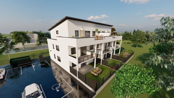 Neubau 3-Zimmer-Wohnung im Erdgeschoss mit Gartenanteil (WE3) - PROVISIONSFREI!
