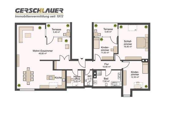 Grudriss nach Sanierung