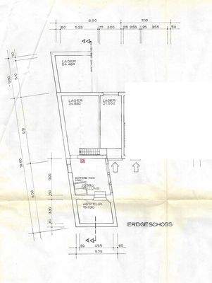 Grundriss Lagerfläche 