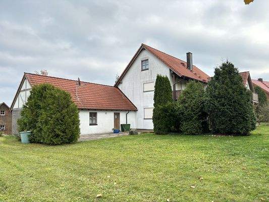 Rückansicht des Hauses