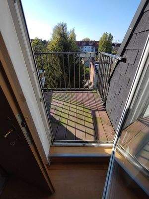 Balkon im Dachgeschoss