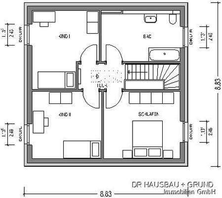Grundriss Obergeschoss