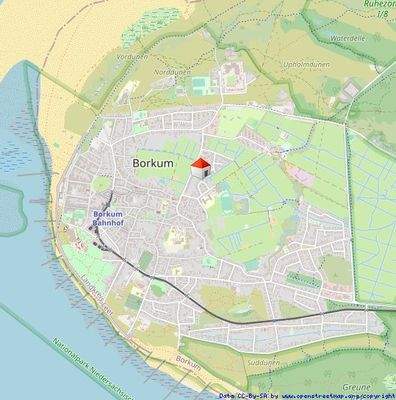 Ruhige Lage am Rande des historischen Inselzentrums.