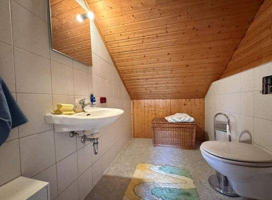 WC im Dachgeschoss