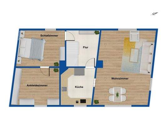 Grundriss OG Haus Nr. 6a