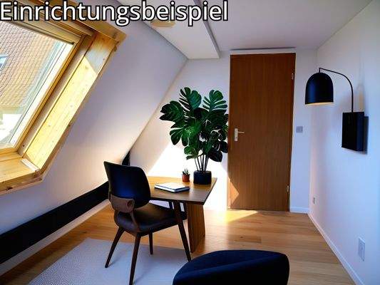 Einrichtungsbeispiel: weiteres Zimmer im DG