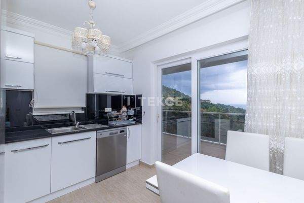 Furnished Sea View Duplex Apartment Alanya