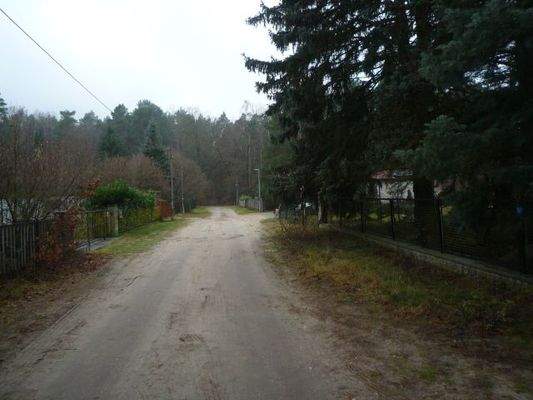Anliegerstraße Blick Süd-West