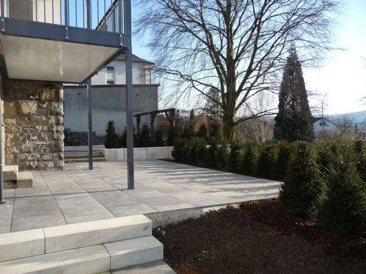 Terrasse im Untergeschoss