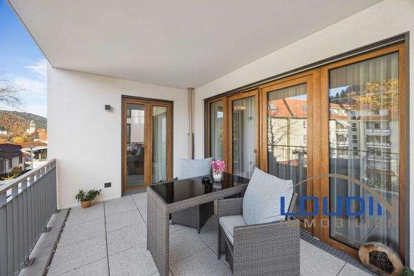 Großzügiger Balkon