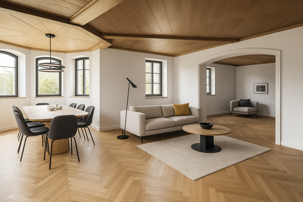 Beispiel moderne Wohnraumgestaltung 