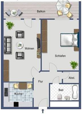 Erkrath Willbecker Str. 2 Zi. 60 m².JPG