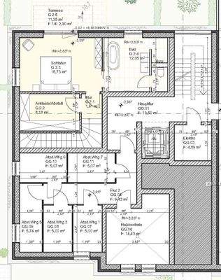 Grundriss Gartengeschoss