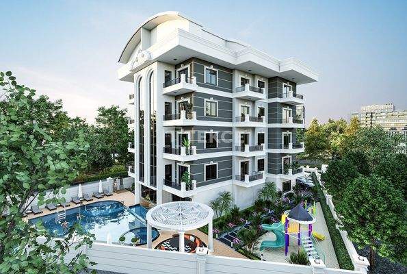 Apartments in a Complex with Pool in a Natural Setting in Alanya