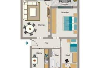 Grundriss beispielhaft