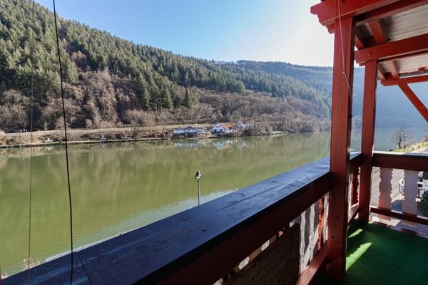 Aussicht vom Balkon