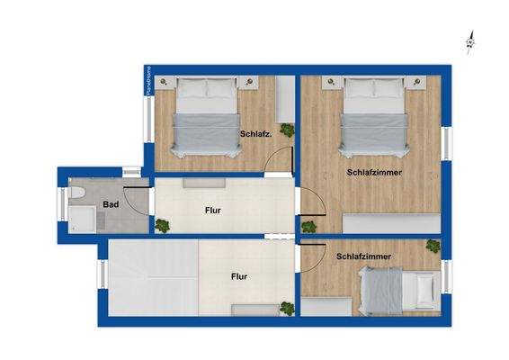 Grundriss 1. Obergeschoss