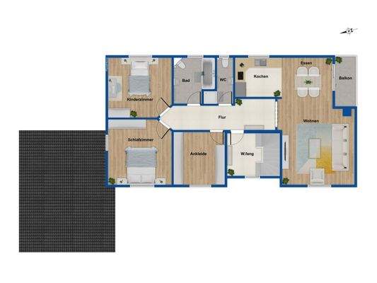 Grundriss Obergeschoss