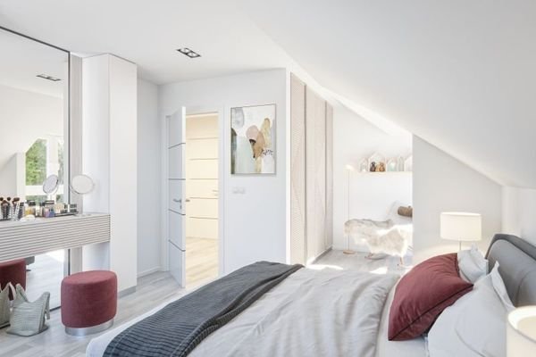 Schlafzimmer mit Ankleide