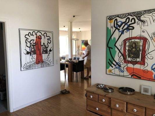 Wohnraum vom Eingang aus