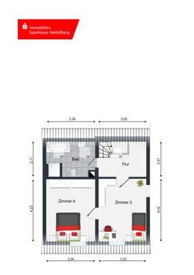 Grundriss Obergeschoss