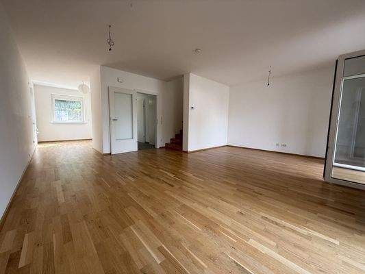 Blick ins Wohnzimmer