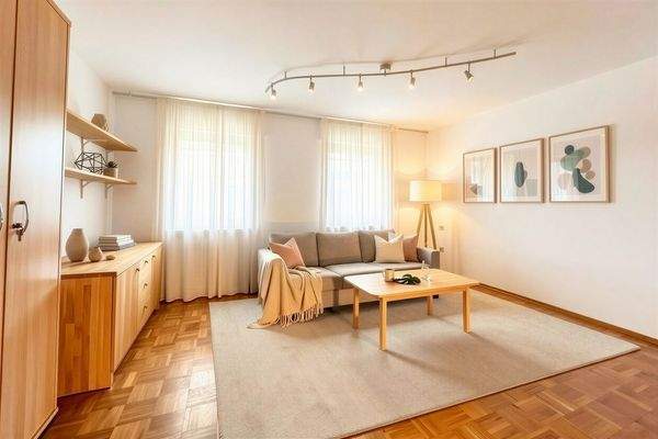 Einliegerwohnung Wohnbereich (Beispiel mit KI)