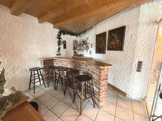 Bar im Wohnbereich Neubau