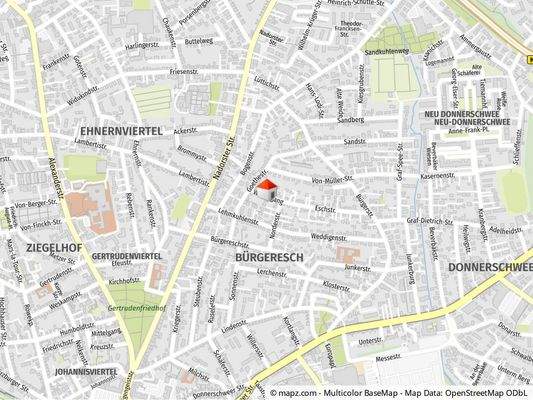 Geolyzer Kartenausschnitt