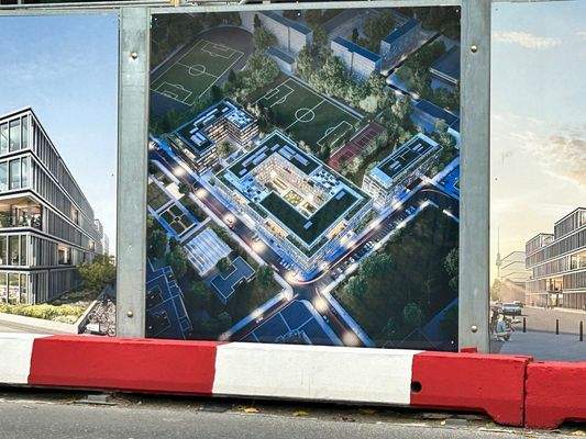 Visualisierung Umgebung nach Fertigstellung Bauprojekte