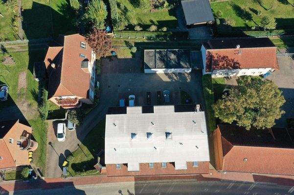 Luftaufnahme Haus und Grundstück