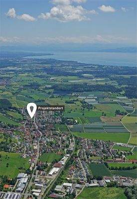 Doppelhaushälfte Bermatingen – Lage im Ortsbild