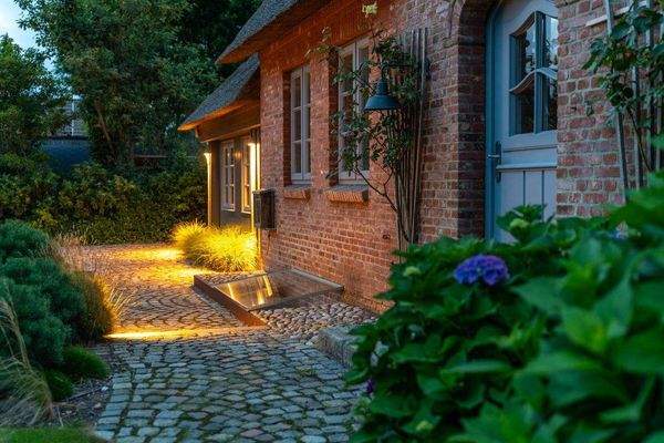 Eingangsseite am Abend