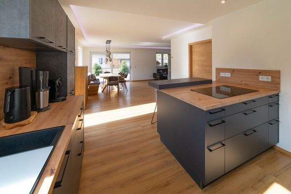 Blick aus dem Kochbereich