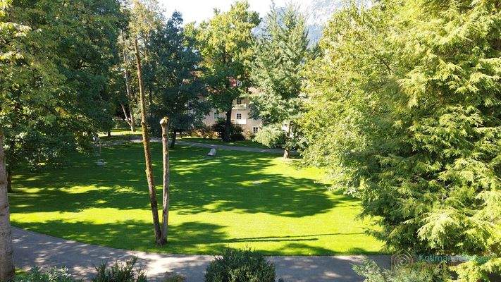 der *Ortenauer Park* grenzt an den *königlichen Kurgarten*