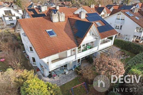 Luftaufnahme Gartens