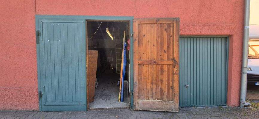 Garage und Scheunenzugang