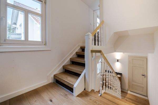 Aufgang zum Dachgeschoss