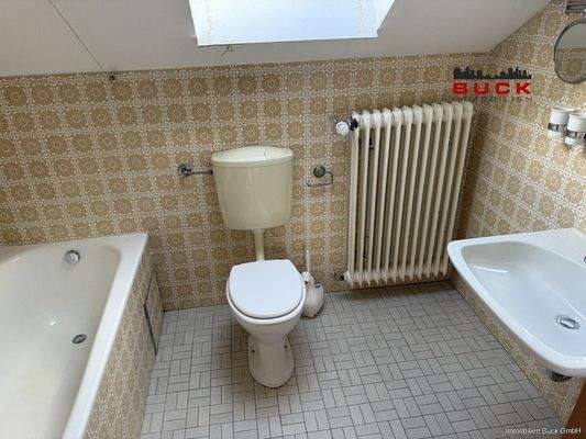 Badezimmer Dachgeschoss